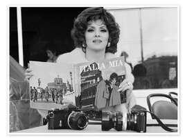 Póster Gina Lollobrigida, Italia mia, 1973