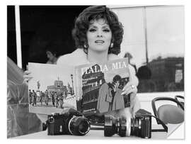 Wandsticker Gina Lollobrigida, Italia mia, 1973
