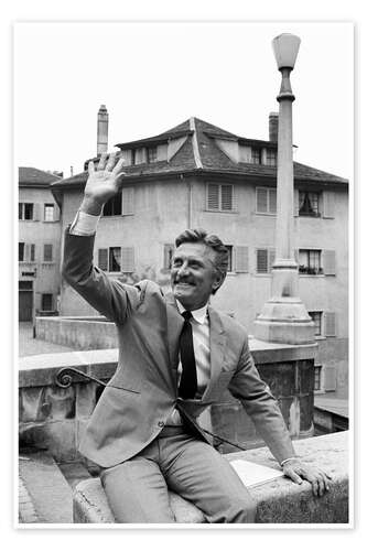 Poster Kirk Douglas in der Schweiz