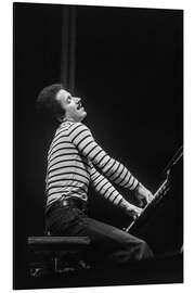 Tableau en aluminium Keith Jarrett performs in Zurich, Switzerland, 1977