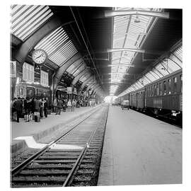 Acrylic print Zurich Main Station, 1962