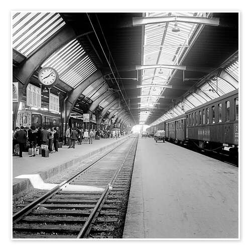 Poster Hauptbahnhof Zürich, 1962