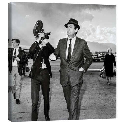 Lienzo Gregory Peck, Switzerland, 1966