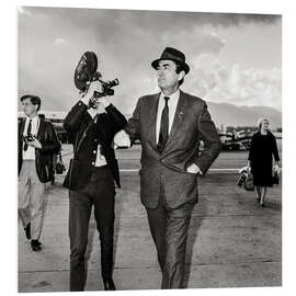 Hartschaumbild Gregory Peck, Schweiz, 1966