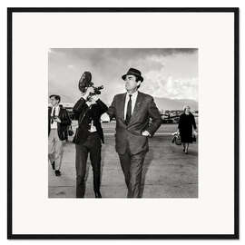 Gerahmter Kunstdruck Gregory Peck, Schweiz, 1966