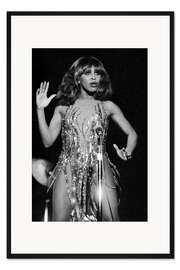 Gerahmter Kunstdruck Tina Turner, Zürich, 1978