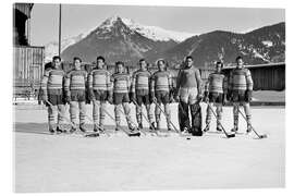 Acrylic print Switzerland Spengler Cup, 1943 - Vintage Ski Collection