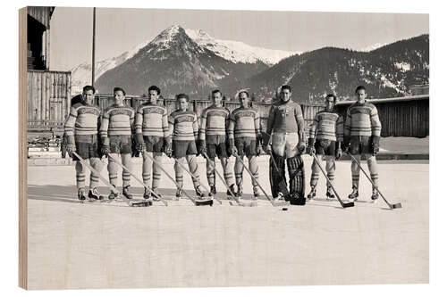 Holzbild Schweiz Spengler Cup, 1943