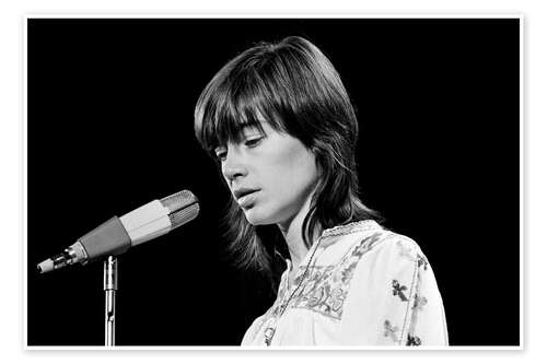 Poster Francoise Hardy, Lausanne, 1970