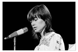 Sticker mural Francoise Hardy, Lausanne, 1970