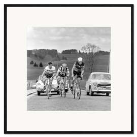 Framed art print Cyclists at the Tour de Romandie 1963