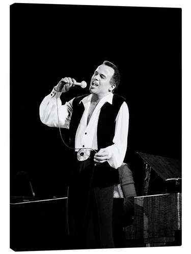 Canvas print Harry Belafonte, Zurich, 1976