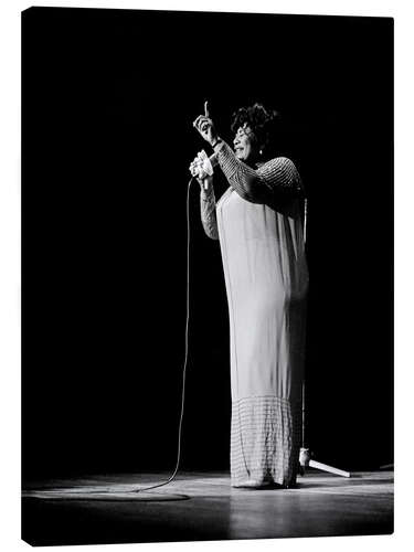 Leinwandbild Ella Fitzgerald in Zürich, 1967