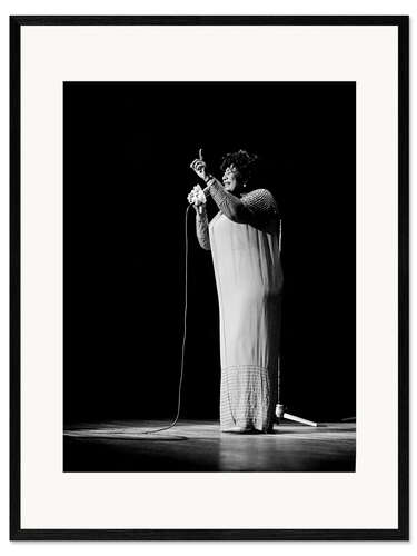 Framed art print Ella Fitzgerald in Zurich, 1967