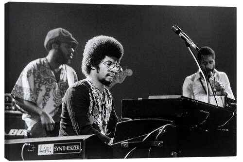 Canvas-taulu Herbie Hancock in St. Gallen, 1974
