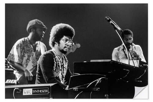 Naklejka na ścianę Herbie Hancock in St. Gallen, 1974