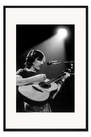 Gerahmter Kunstdruck Roger Waters in Konzert mit Pink Floyd, 1977