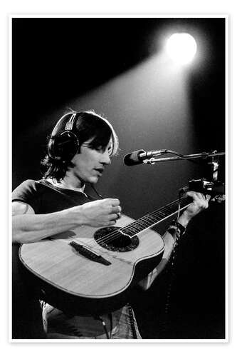 Poster Roger Waters in concert with Pink Floyd, 1977