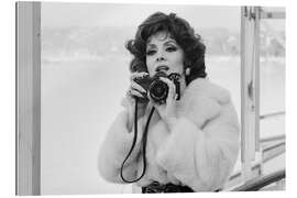 Gallery Print Gina Lollobrigida am Genfer See, 1973