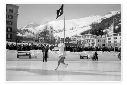 Plakat St. Moritz, 1948