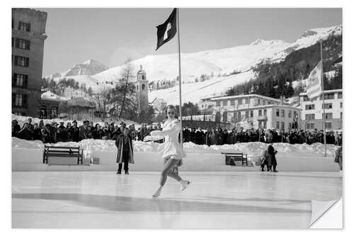 Sticker mural St. Moritz, 1948