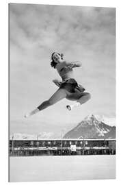 Quadro em plexi-alumínio Ice skating, Davos, 1947