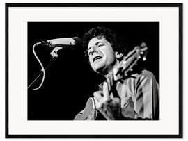 Impression artistique encadrée Leonard Cohen at the 10th Montreux Jazz Festival, 1976