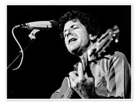 Poster Leonard Cohen at the 10th Montreux Jazz Festival, 1976