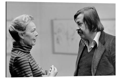 Alubild Günter Grass in Zürich, 1975