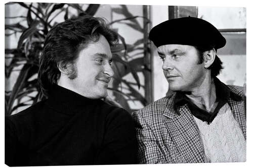 Obraz na płótnie Michael Douglas and Jack Nicholson in Zurich, 1976
