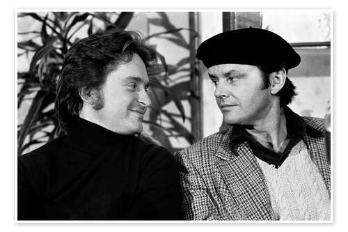 Póster Michael Douglas and Jack Nicholson in Zurich, 1976