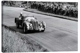 Canvas-taulu Willy Peter Daetwyler at Grand Prix in Bern, 1951