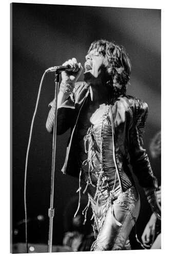 Akrylglastavla Mick Jagger, 1973