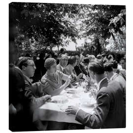 Canvas print Assembly of the Swiss Writers' Association, Zurich, 1933