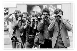 Veggbilde Photographers in action, Zurich, 1971