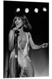 Tableau en aluminium Tina Turner in Zurich, 1978 I