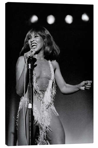 Lærredsbillede Tina Turner in Zurich, 1978 I