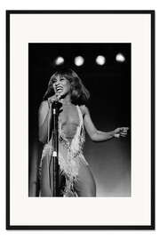 Gerahmter Kunstdruck Tina Turner in Zürich, 1978 I