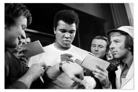 Wall sticker Muhammad Ali in Zurich, 1971