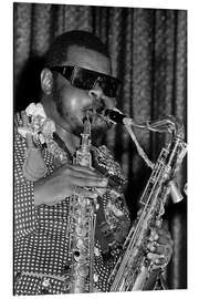 Cuadro de aluminio Free Jazz musician Rahsaan Roland Kirk in Zurich, 1973
