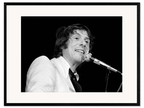 Gerahmter Kunstdruck Udo Jürgens in Zürich, 1977