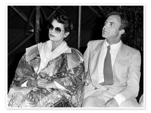 Poster Bruno Ganz and Bianca Jagger in Locarno, 1979