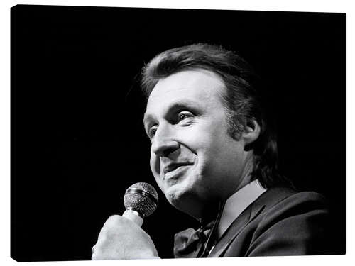 Canvas print Peter Alexander in St. Gallen, 1973
