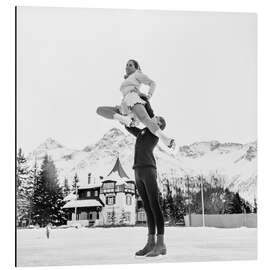 Aluminiumsbilde Swiss Figure Skating Championships in Arosa, 1939