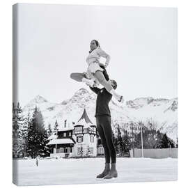 Canvastavla Swiss Figure Skating Championships in Arosa, 1939