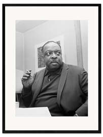 Gerahmter Kunstdruck Count Basie in Zürich, 1967