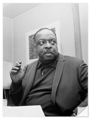 Selvklæbende plakat Count Basie in Zurich, 1967