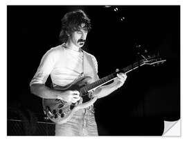 Wandsticker Frank Zappa, Schweiz, 1976