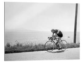 Gallery print Ferdy Kübler drives along Lake Geneva, 1950