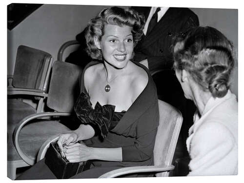 Lienzo Rita Hayworth in Zurich, 1947